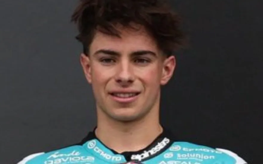 David Alonso riding for CFMOTO Aspar at the 2025 British Grand Prix; contextual image for his 2027 Honda MotoGP move