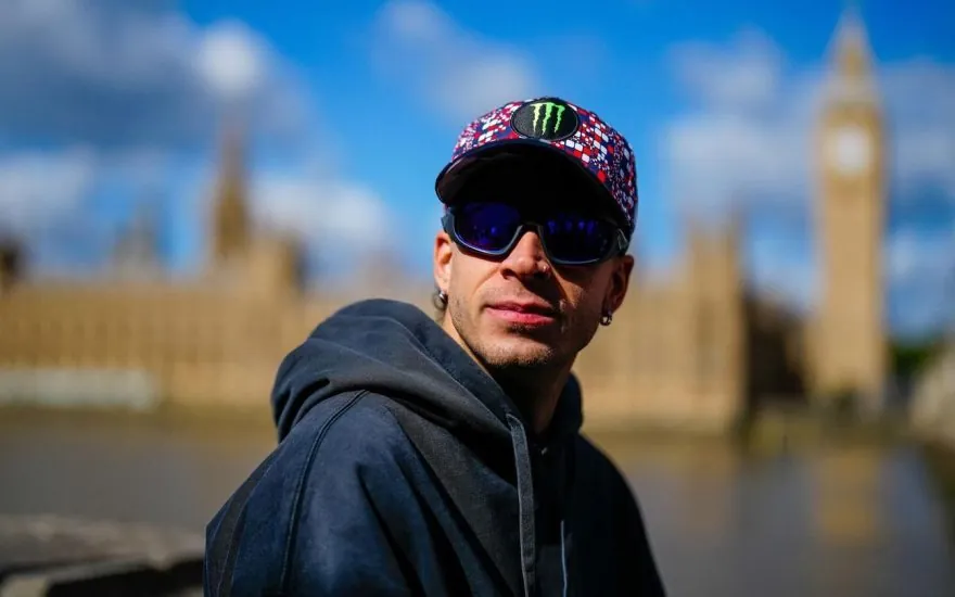 Marco Bezzecchi of Aprilia Racing at Silverstone before the 2026 British Grand Prix