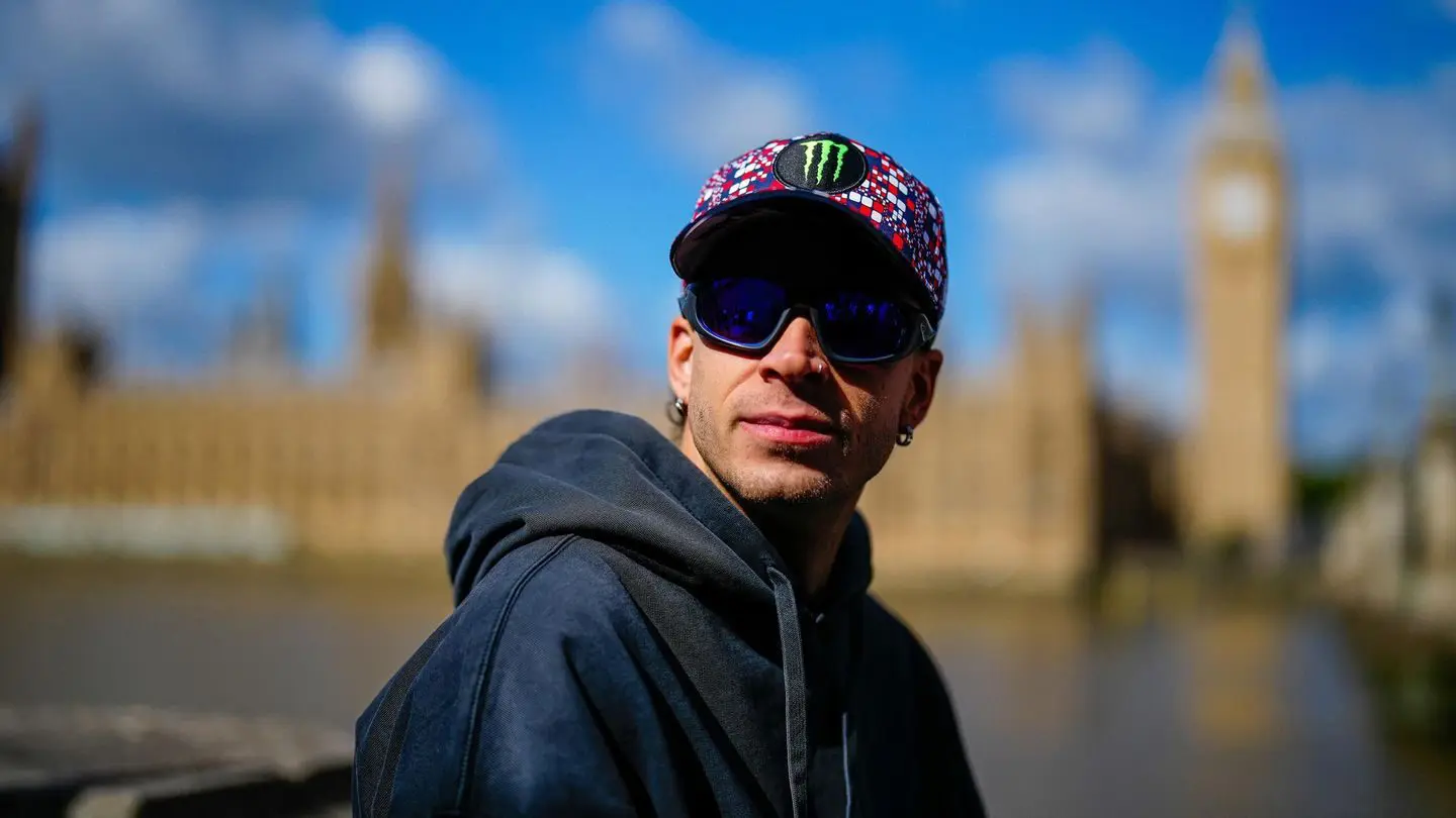 Marco Bezzecchi of Aprilia Racing at Silverstone before the 2026 British Grand Prix
