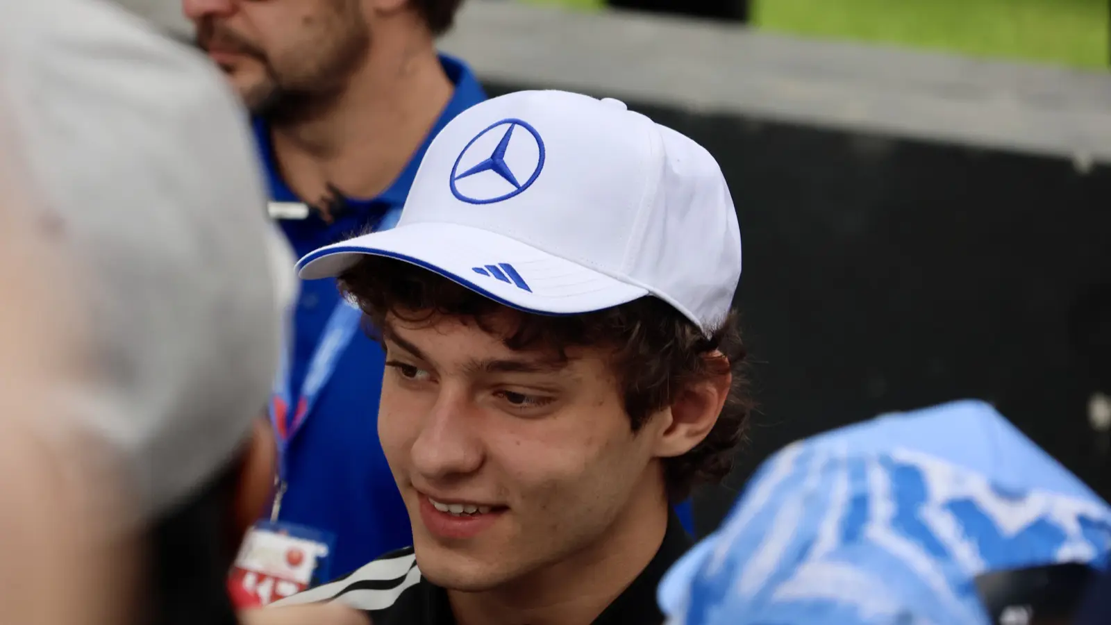 Kimi Antonelli at the Melbourne Walk during the 2026 Australian Grand Prix
