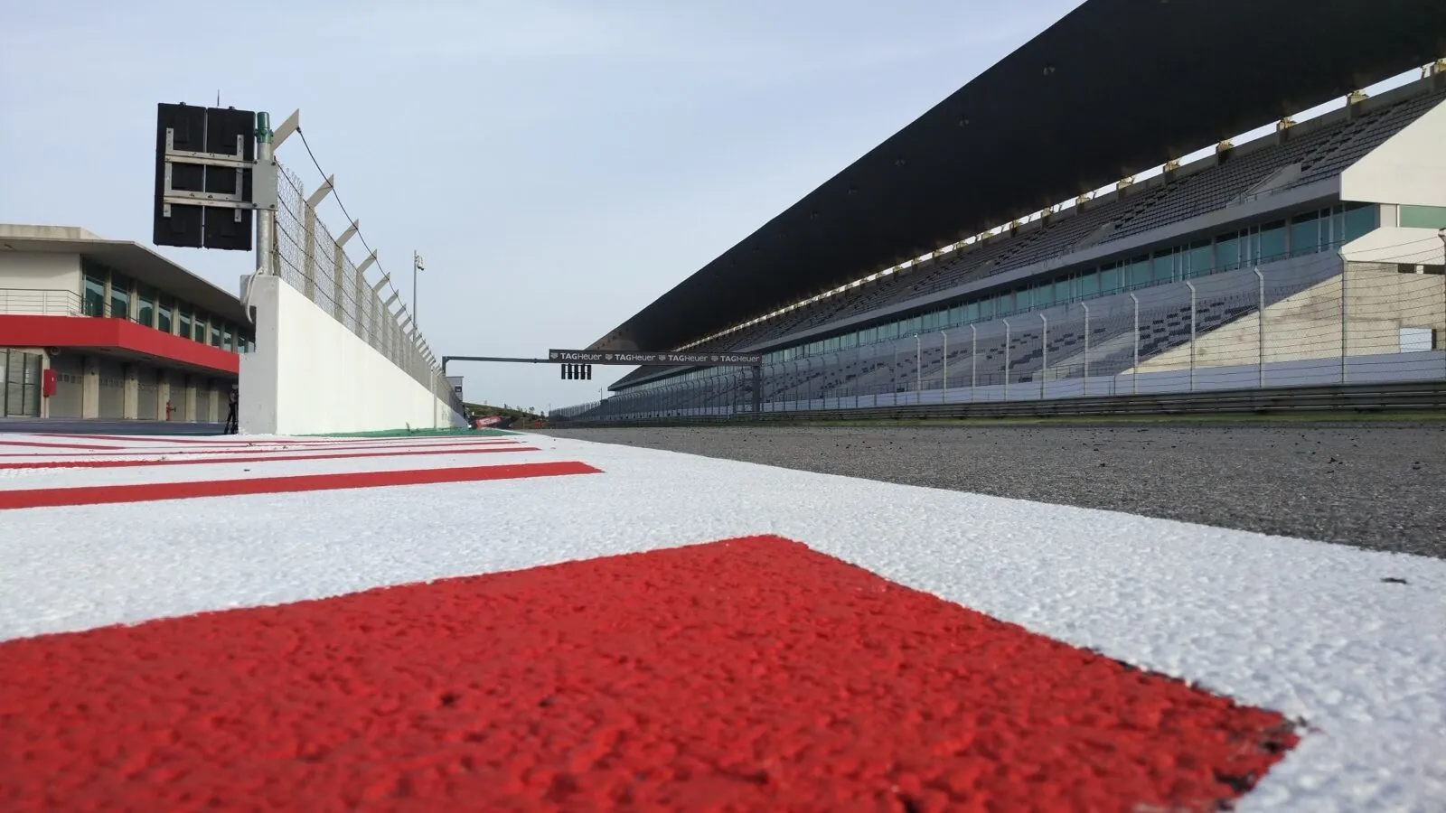 Ground-level view of the Algarve International Circuit in Portimão, Portugal, photographed on June 30, 2016.