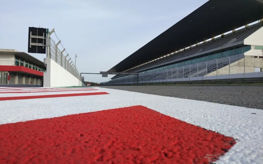 Ground-level view of the Algarve International Circuit in Portimão, Portugal, photographed on June 30, 2016.